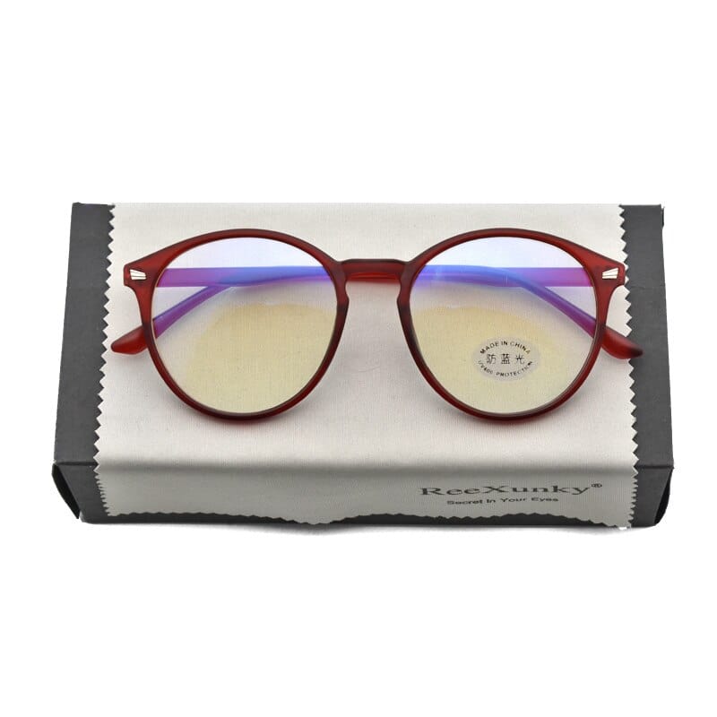 Round Blue Light Blocking Glasses - Unisex - Premium Glasses - Just €18.95! Shop now at San Rocco Italia