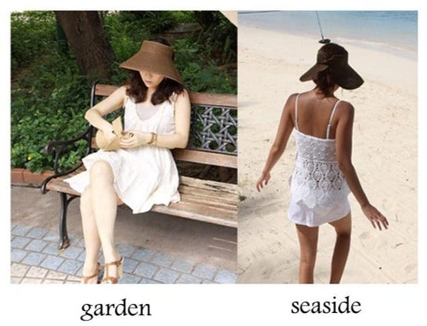 Roll-Up Straw Sun Hat- OUTLET - Premium Hat - Just €14.95! Shop now at San Rocco Italia