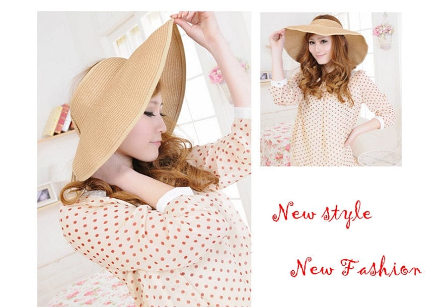 Roll-Up Straw Sun Hat- OUTLET - Premium Hat - Just €14.95! Shop now at San Rocco Italia