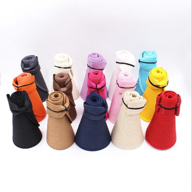 Roll-Up Straw Sun Hat- OUTLET - Premium Hat - Just €14.95! Shop now at San Rocco Italia