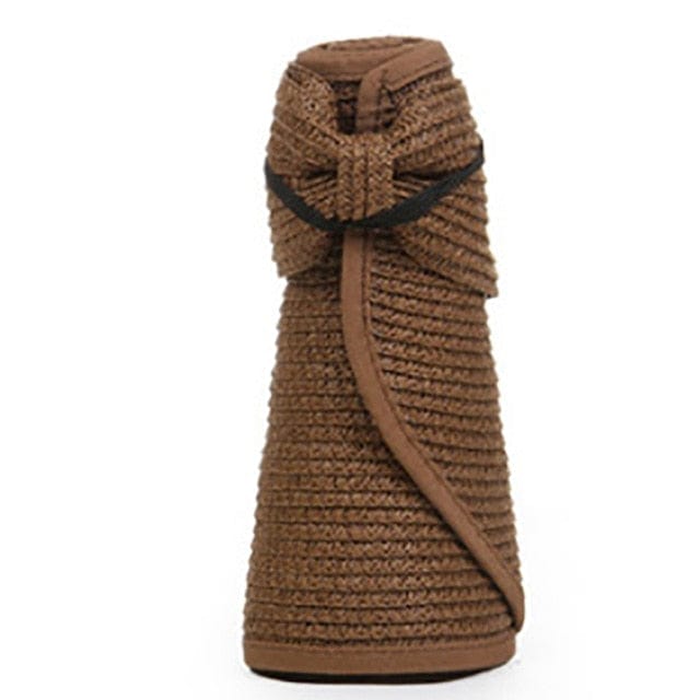 Roll-Up Straw Sun Hat- OUTLET - Premium Hat - Just €14.95! Shop now at San Rocco Italia