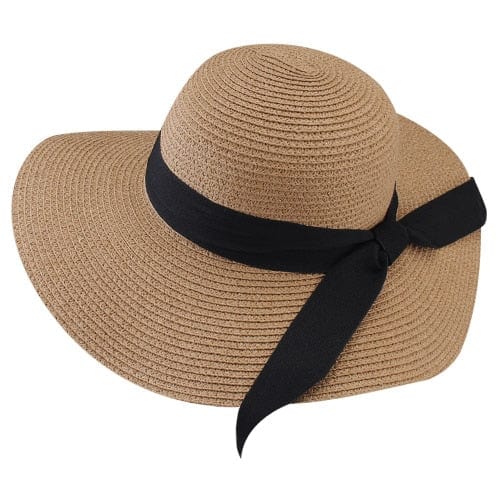 Wide-Brim Foldable Straw Sun Hat - Premium Hat - Just €39.95! Shop now at San Rocco Italia
