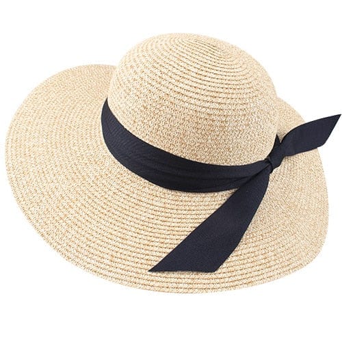 Wide-Brim Foldable Straw Sun Hat - Premium Hat - Just €39.95! Shop now at San Rocco Italia