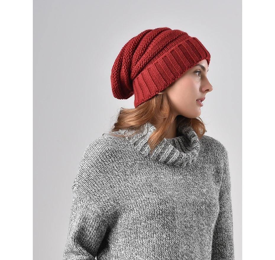 Winter Knitted Slouchy Beanie Hat - Premium Hat - Just €23.95! Shop now at San Rocco Italia