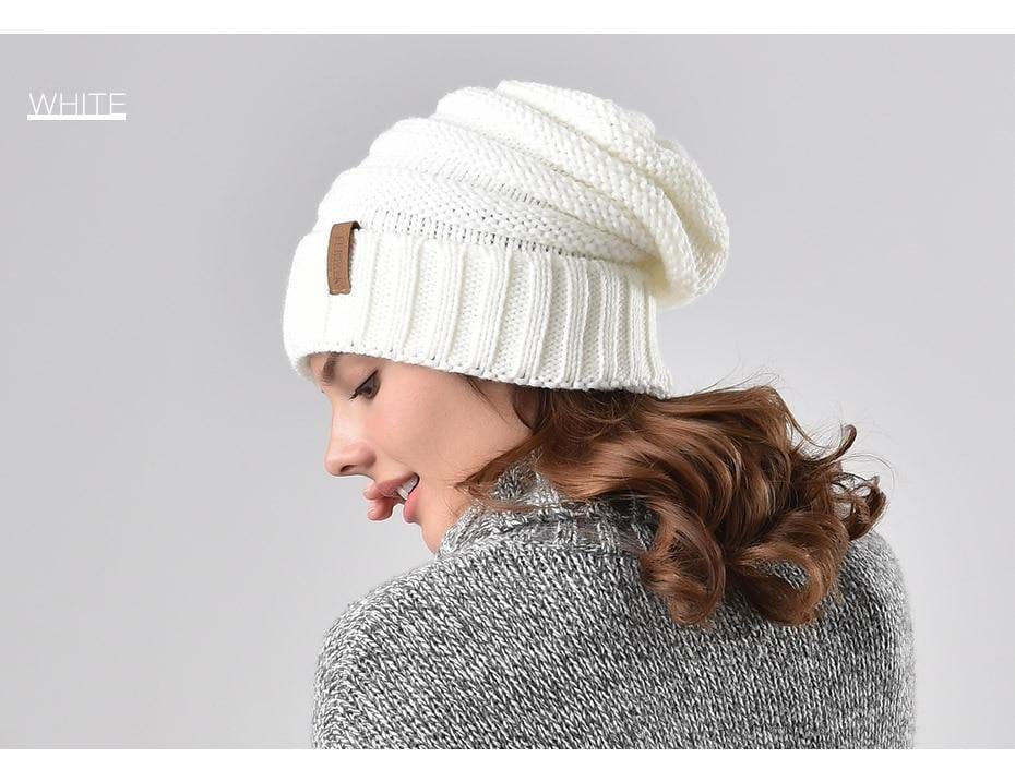 Winter Knitted Slouchy Beanie Hat - Premium Hat - Just €23.95! Shop now at San Rocco Italia