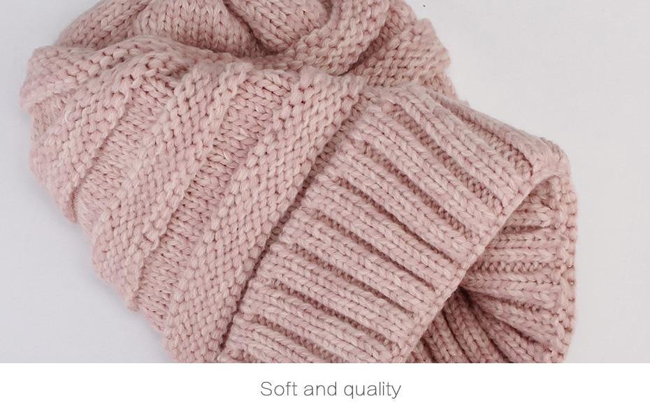 Winter Knitted Slouchy Beanie Hat - Premium Hat - Just €23.95! Shop now at San Rocco Italia