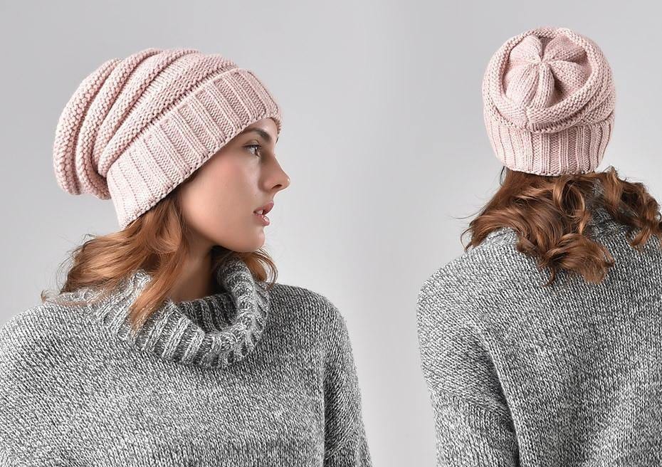 Winter Knitted Slouchy Beanie Hat - Premium Hat - Just €23.95! Shop now at San Rocco Italia