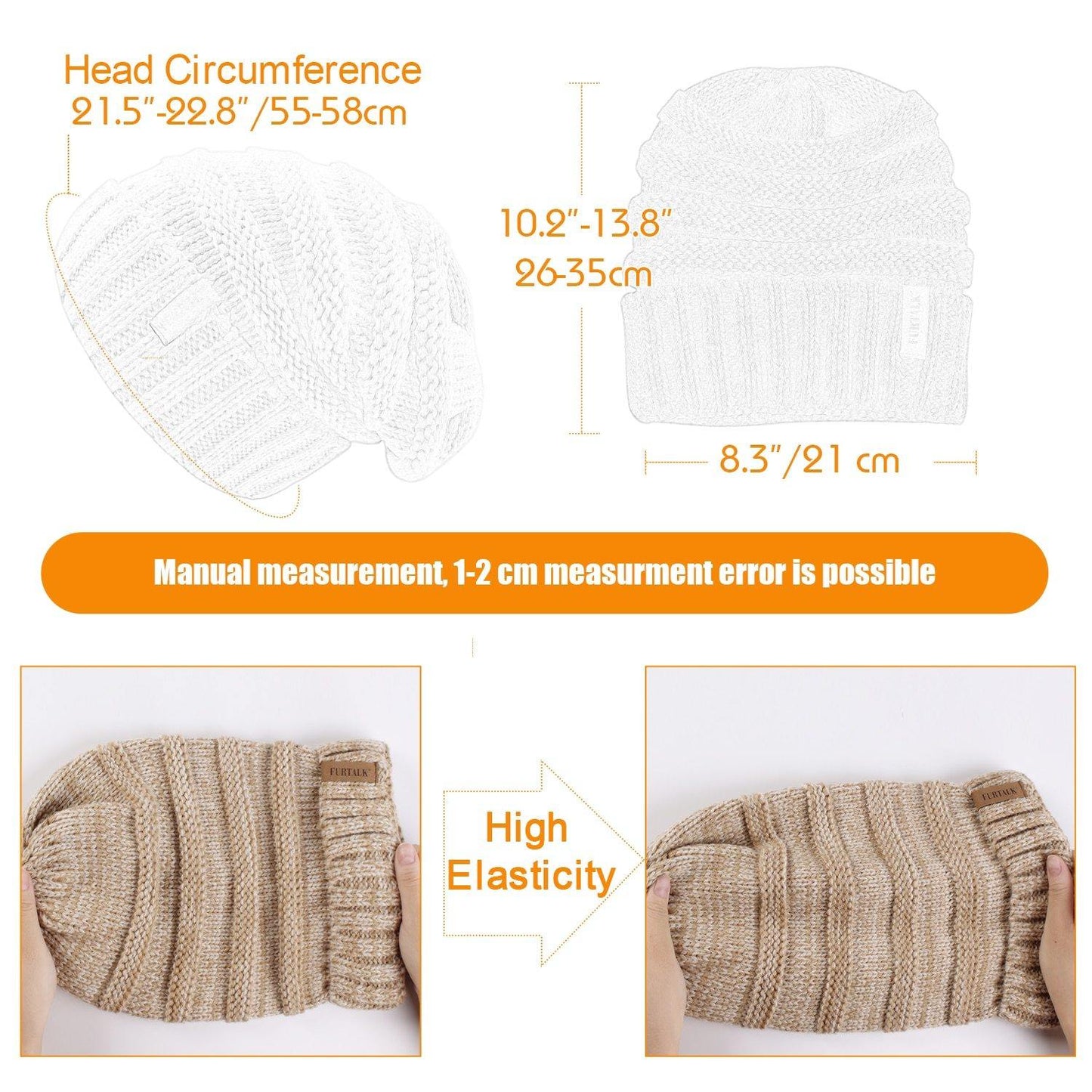 Winter Knitted Slouchy Beanie Hat - Premium Hat - Just €23.95! Shop now at San Rocco Italia