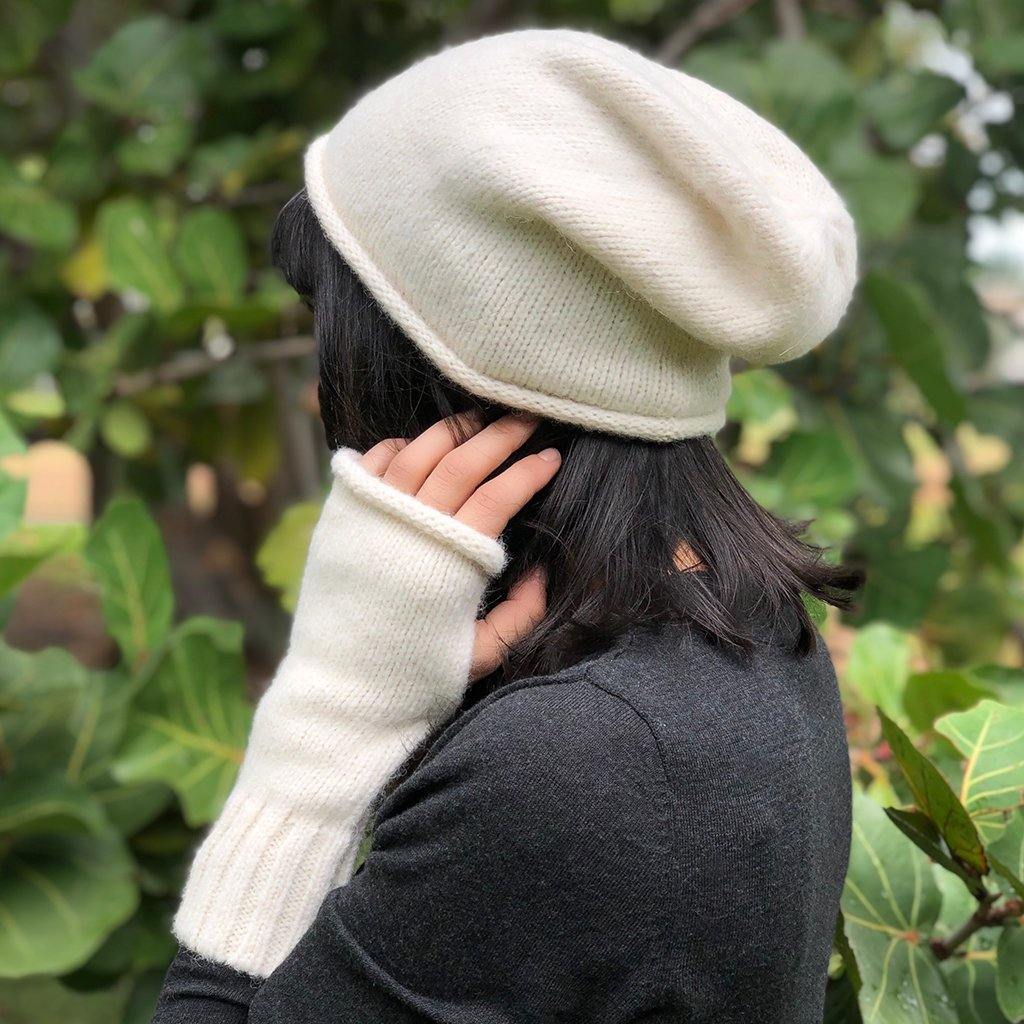 Snow Essential Knit Alpaca Beanie - Premium Hats - Just €84.95! Shop now at San Rocco Italia