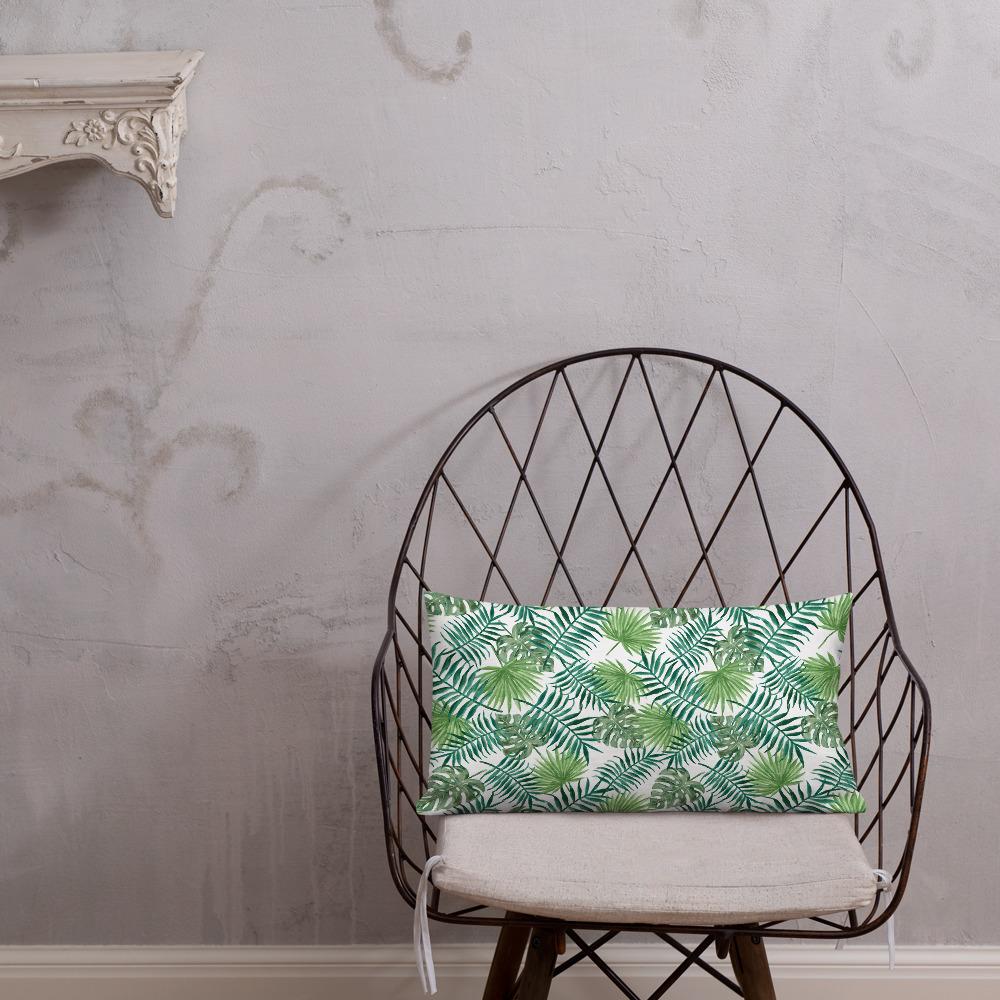 Home - Pillows & Throws Tropical Leaves Premium Throw Pillow San Rocco Italia