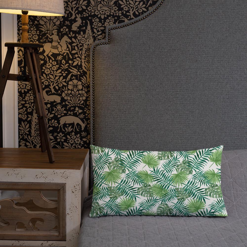 Home - Pillows & Throws Tropical Leaves Premium Throw Pillow San Rocco Italia