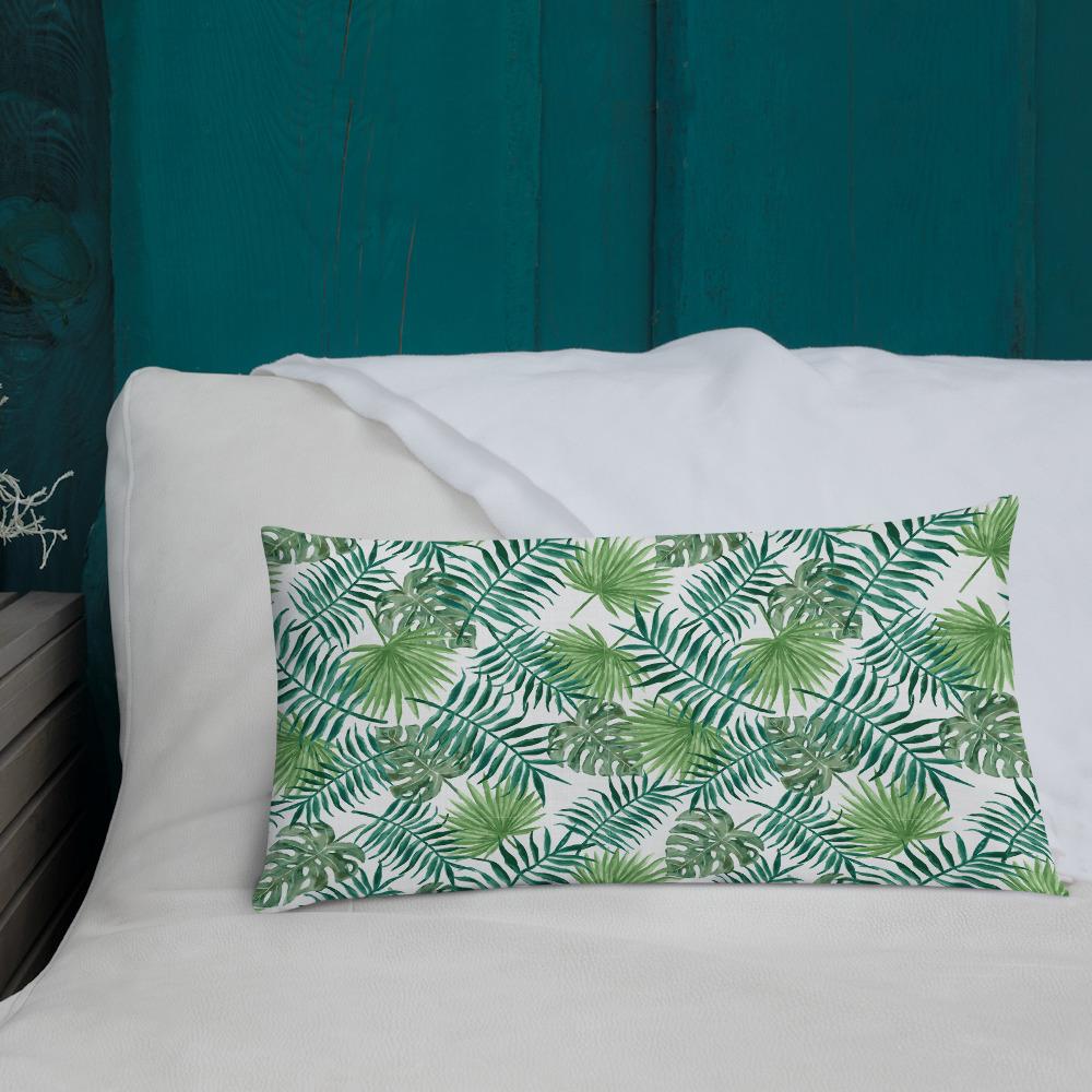 Home - Pillows & Throws Tropical Leaves Premium Throw Pillow San Rocco Italia