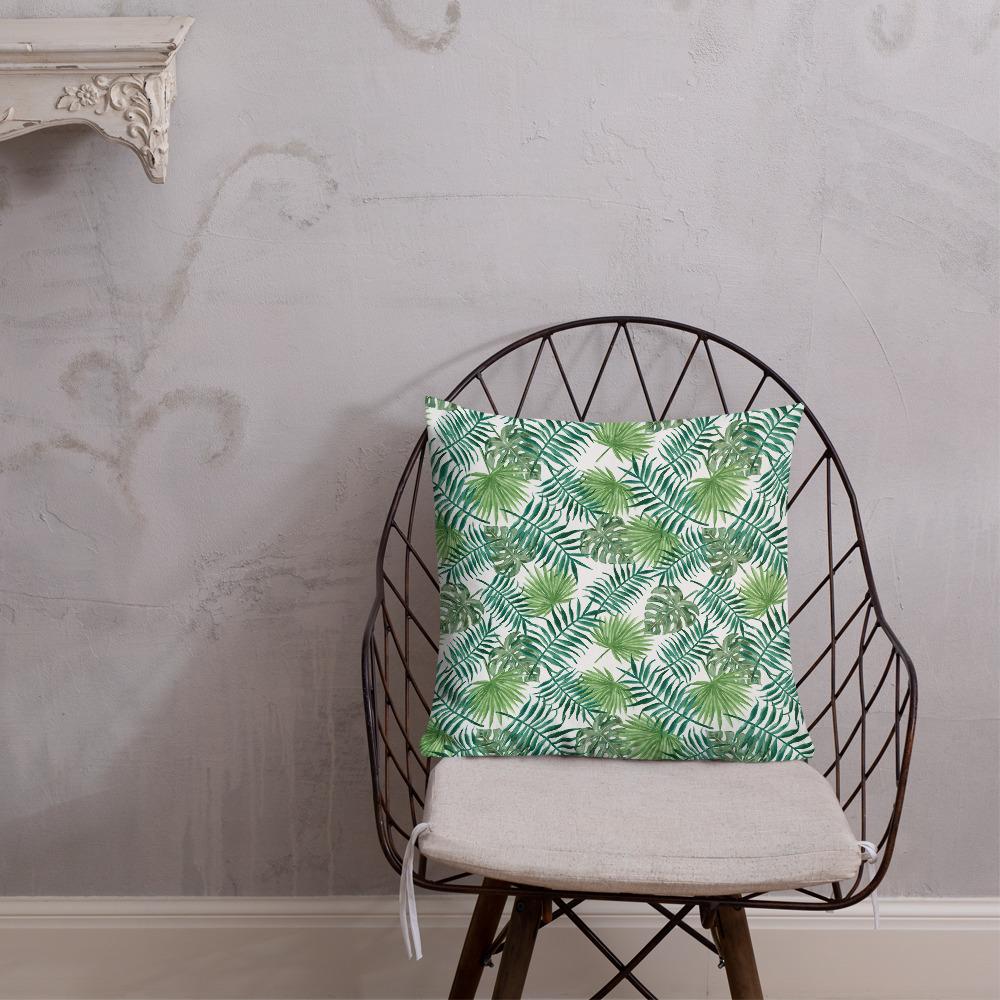 Home - Pillows & Throws Tropical Leaves Premium Throw Pillow San Rocco Italia