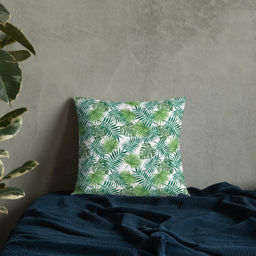 Home - Pillows & Throws Tropical Leaves Premium Throw Pillow San Rocco Italia