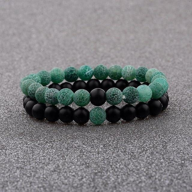 Couples' Bead Bracelets - 2 piece set - Premium Jewelry - Just €11.95! Shop now at San Rocco Italia