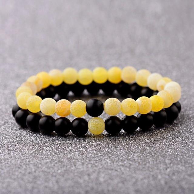 Couples' Bead Bracelets - 2 piece set - Premium Jewelry - Just €11.95! Shop now at San Rocco Italia