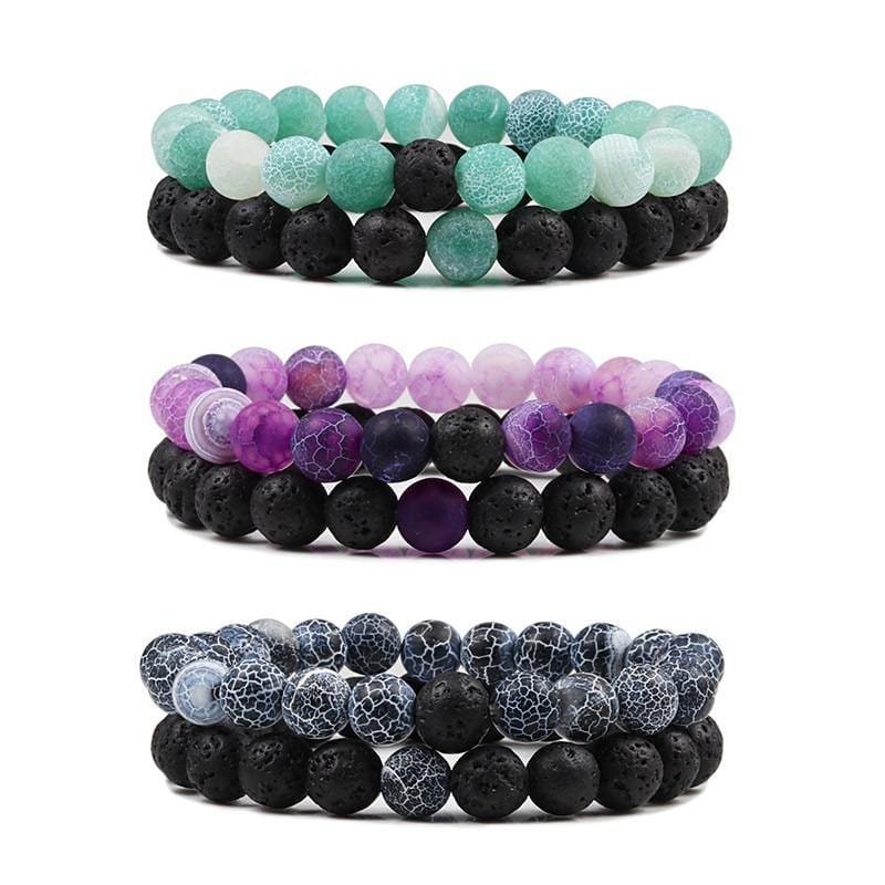 Couples' Bead Bracelets - 2 piece set - Premium Jewelry - Just €11.95! Shop now at San Rocco Italia