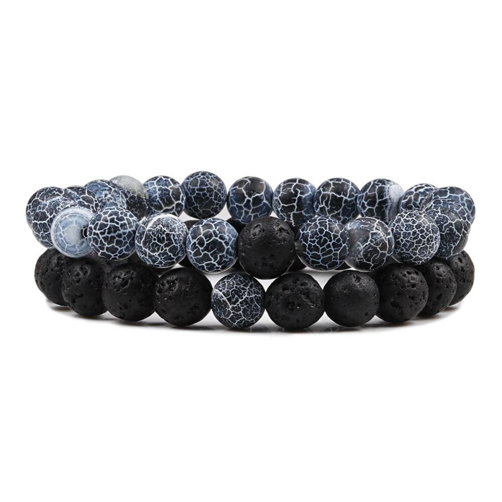 Couples' Bead Bracelets - 2 piece set - Premium Jewelry - Just €11.95! Shop now at San Rocco Italia