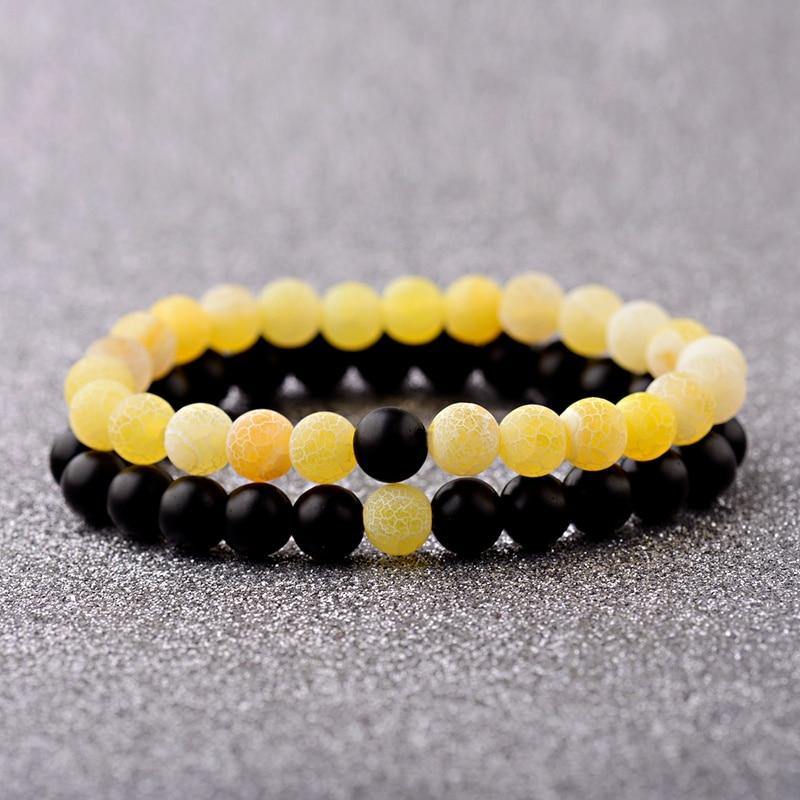 Couples' Bead Bracelets - 2 piece set - Premium Jewelry - Just €11.95! Shop now at San Rocco Italia