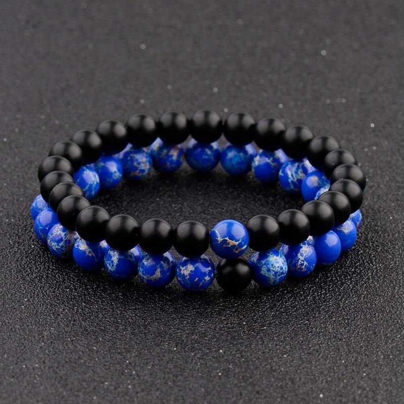 Couples' Bead Bracelets - 2 piece set - Premium Jewelry - Just €11.95! Shop now at San Rocco Italia