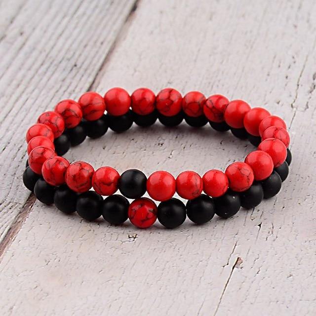 Couples' Bead Bracelets - 2 piece set - Premium Jewelry - Just €11.95! Shop now at San Rocco Italia