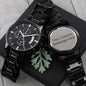 Customized Black Chronograph Watch - Premium Jewelry - Just €79.95! Shop now at San Rocco Italia