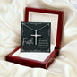 CZ Cross Necklace with Customizable Message Card | 14K White Gold Finish - Jewelry - San Rocco Italia