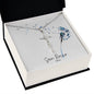 Faith Cross Necklace | 14K White Gold Finish - Jewelry - San Rocco Italia