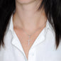 Faith Cross Necklace | 14K White Gold Finish - Jewelry - San Rocco Italia
