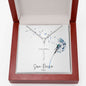 Faith Cross Necklace | 14K White Gold Finish - Jewelry - San Rocco Italia
