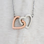 Interlocking Hearts Necklace - Jewelry - San Rocco Italia