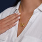 Interlocking Hearts Necklace - Jewelry - San Rocco Italia