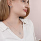 Love Knot Necklace and Earring Set | 14k white gold finish - Premium Jewelry - Just €79.95! Shop now at San Rocco Italia