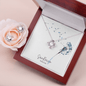 Love Knot Necklace and Earring Set | 14k white gold finish - Premium Jewelry - Just €79.95! Shop now at San Rocco Italia