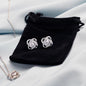 Love Knot Necklace and Earring Set | 14k white gold finish - Premium Jewelry - Just €79.95! Shop now at San Rocco Italia