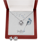 Love Knot Necklace and Earring Set | 14k white gold finish - Premium Jewelry - Just €79.95! Shop now at San Rocco Italia
