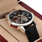 Men's Stainless Steel Openwork Watch + Luxury Gift Box - Premium Jewelry - Just €149.18! Shop now at San Rocco Italia