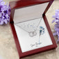 Perfect Pair Necklace - 14K White Gold Finish - Jewelry - San Rocco Italia