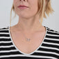 Perfect Pair Necklace - 14K White Gold Finish - Jewelry - San Rocco Italia