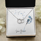 Perfect Pair Necklace - 14K White Gold Finish - Jewelry - San Rocco Italia