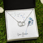 Perfect Pair Necklace - 14K White Gold Finish - Jewelry - San Rocco Italia