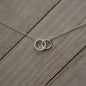 Perfect Pair Necklace - 14K White Gold Finish - Jewelry - San Rocco Italia
