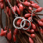 Perfect Pair Necklace - 14K White Gold Finish - Jewelry - San Rocco Italia