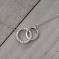 Perfect Pair Necklace - 14K White Gold Finish - Jewelry - San Rocco Italia