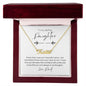 To my Darling Daughter Custom Name Necklace | Personalizable Message Card - Jewelry - San Rocco Italia