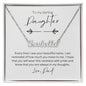 To my Darling Daughter Custom Name Necklace | Personalizable Message Card - Jewelry - San Rocco Italia