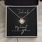 To my Soulmate Love Knot Necklace (18K Yellow Gold and 14K White Gold Finish Options) - Premium Jewelry - Just €65.95! Shop now at San Rocco Italia