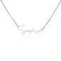 To the World's Best Mom Signature Name Necklace with Personalizable Message Card - Jewelry - San Rocco Italia
