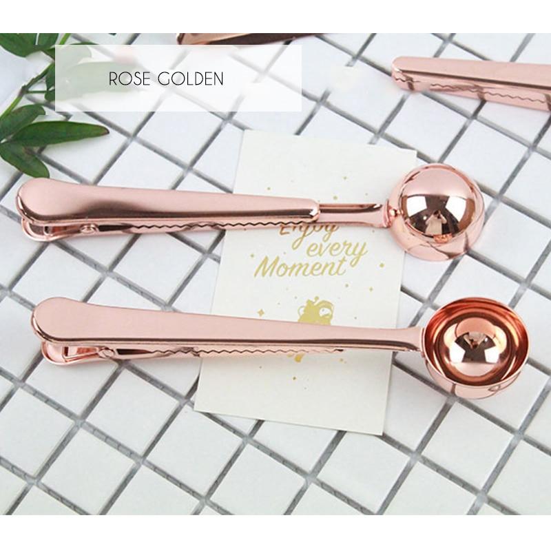 2-in-1 Coffee and Tea Scoop and Bag Clip - Premium Kitchen - Just €18.95! Shop now at San Rocco Italia