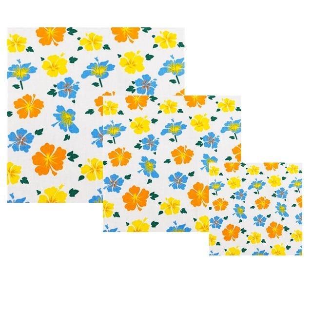 Sustainable, Reusable Beeswax Food Wraps - Cling Film Alternative - Pack of 3 - Premium Kitchen - Just €13.95! Shop now at San Rocco Italia